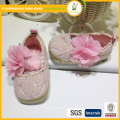 2015 best seller de alta qualidade nascido bonito mão crochet sapatos de bebê